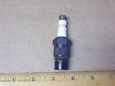 Maytag wrench, spark plug & oil can -- 