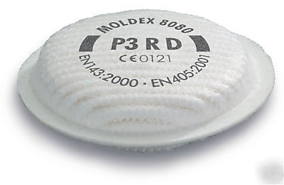 Moldex P3 replacement particulate filter box of 4 pairs