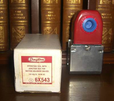 New dayton 6X543 solenoid valve coil junction box 