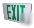 New exit sign self powered red green sure lites cooper