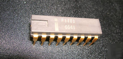 Rare vintage intel gold cpu ram P1103 1K bit dram
