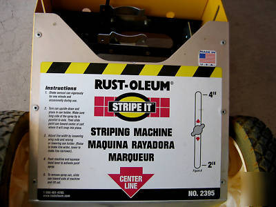 Rust-oleum 2395 parking lot paint striping machine usa