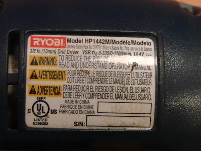 Ryobi 14.4V cordless 3-piece combo tool kit set