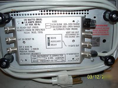 Tektronix 7613 storage oscilloscope 100 mhz ? parts ?