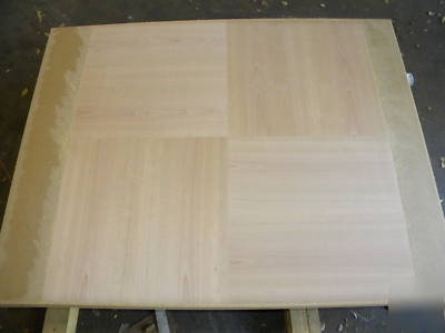 Unfinished parquet match cherry veneer table top