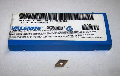 Valenite dcgt 2151 carbide insert turning,facing,boring