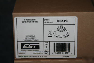 New est fire alarm smoke detectors qty (10) siga-ps 