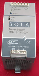 New sola power supply sdn 5-24-100P 