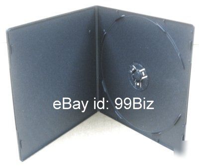 Poly flex slim dvd single case movie cd game film black