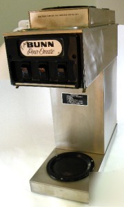 Bunn model s 3 warmer pourover commercial coffee maker