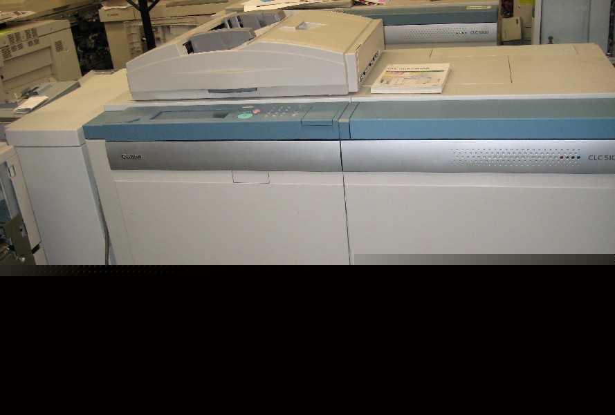 Canon clc 5100 color copier+colorpass Z7100,repossessed