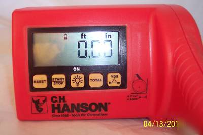 Ch hanson measuring wheel large lcd display 10,000 ft.