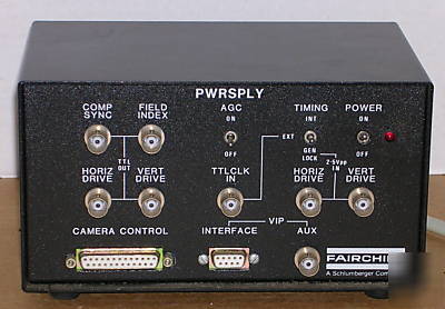Fairchild schlumberger power supply/interface, pwrsply