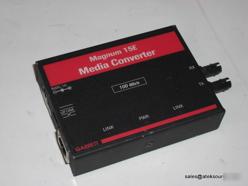 Garrett magnum 15E media converter 