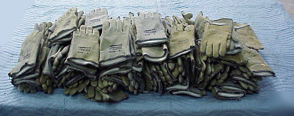 Lot of 70 pair size 8 ansell crusader flex work gloves