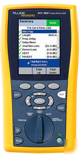 New dtx cable analyzer by fluke networks