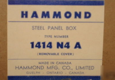 New - lot of 3 - hammond steel panel boxes 4