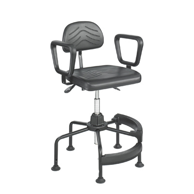 Safco taskmaster utility industrial chair with arms