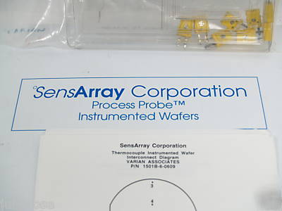 Sensarray process probe instrumented wafer eight probes