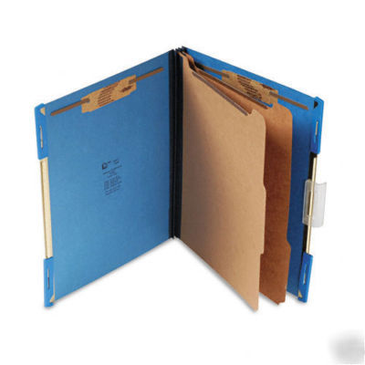 Sj paper S12001: 6-fastener partition folders; letter