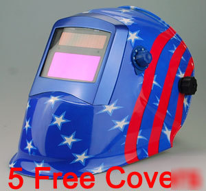 Solar auto darkening welding helmet hood mask arc mig f