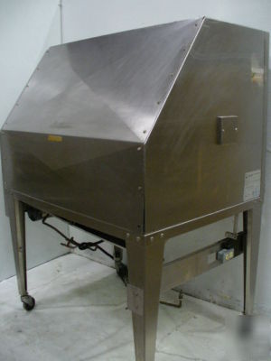 Used hardt inferno wood smoke gas rotisserie oven