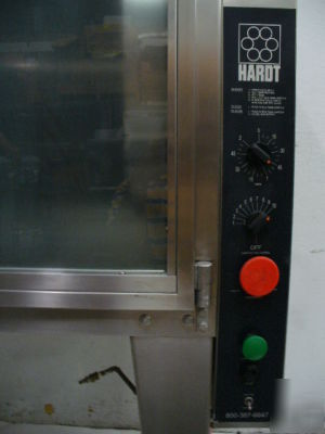 Used hardt inferno wood smoke gas rotisserie oven