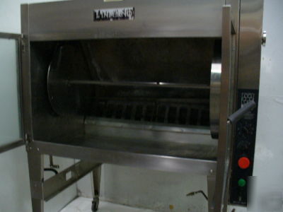 Used hardt inferno wood smoke gas rotisserie oven