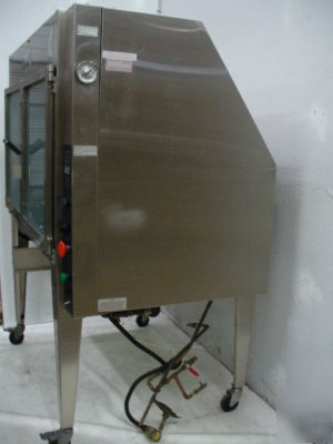 Used hardt inferno wood smoke gas rotisserie oven