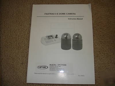 Capture color cctv dome camera - cpt-FTD360