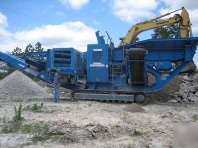  2000 terex pegson metrotrak jaw crush