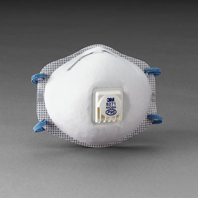 3M box 3M 8271 P95 valve respirators 10 masks
