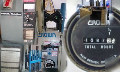 Crown 35RRTT ready reach forklift (low hours)