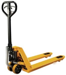 Ergonomic power assist pallet truck