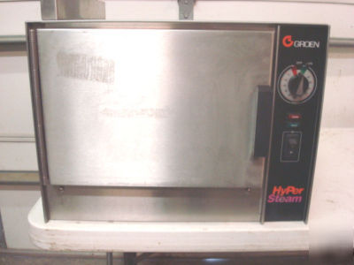 Groen hyper steam steamer food warming holding cabinet