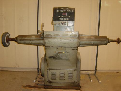 Hammond heavy duty buffer polisher grinder two spindle