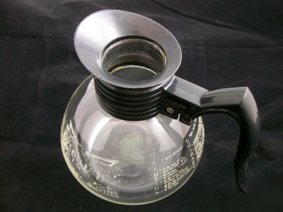 Hills bros brand bunn-style coffee pot decanter brown