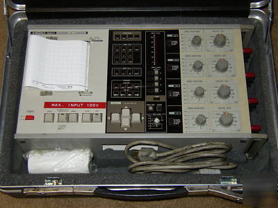 Hioki 4 channel memory hi corder chart recorder #8801