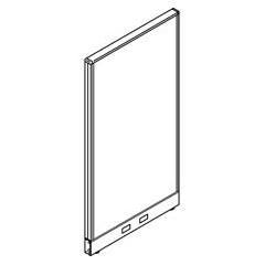 Hon company worksurface corner 36X24 gray