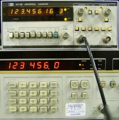 Hp 5315B universal counter, nist-calibrated