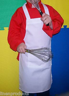 Lot 10 kids apron polycoton craft draw paint decoration