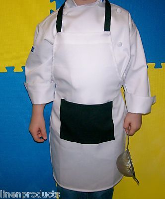 Lot 10 kids apron polycoton craft draw paint decoration