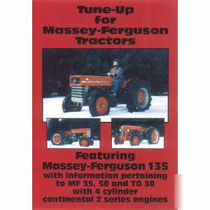 Massey ferguson tractor 135 35 50 30 z 4CYL tune-up dvd