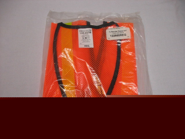 New occulux high visibility mesh reflector vest nwt