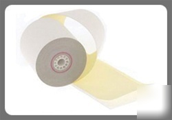 Pos two ply carbonless paper white/canary
