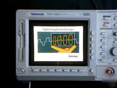 Tektronix TDS754D dpo color digitizing oscilloscope
