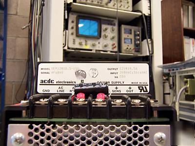 New acdc electronics supply 12N18.5-100 12V 18.5A 