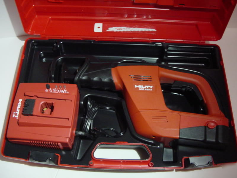 New hilti wsr 650-a 24V cordless reciprocating saw
