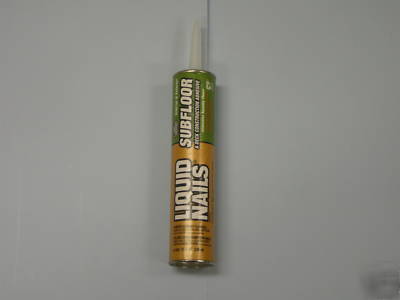 10OZ liquid nails subfloor adhesive 022078602726