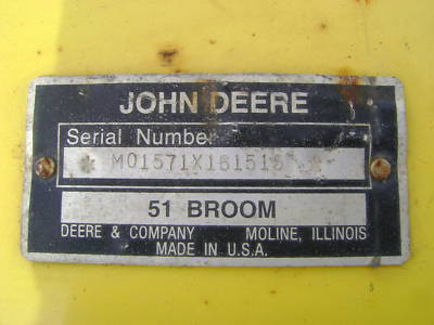 2006 john deere 2305 w/54